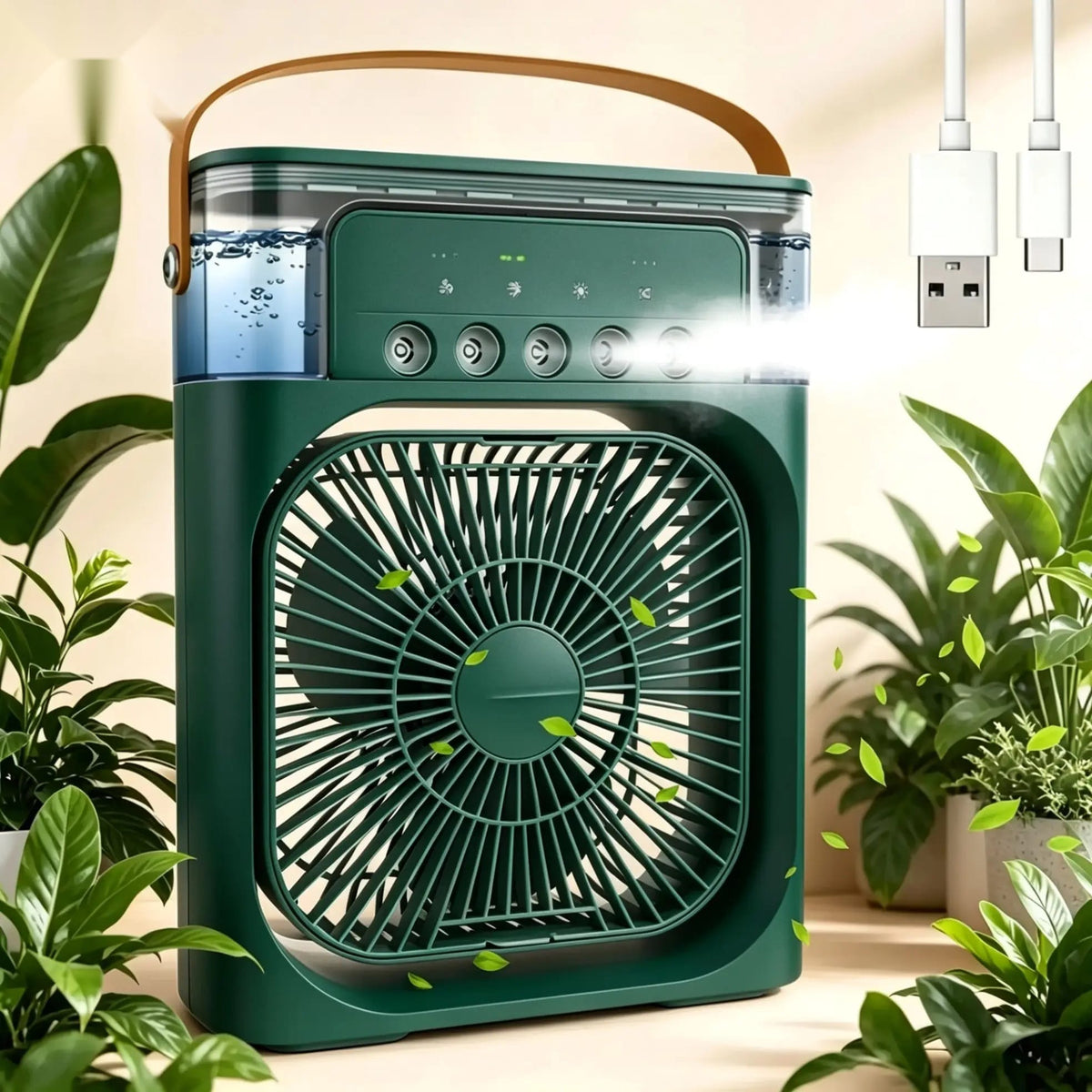 Ventilateur rafraîchisseur d'air, brumisateur