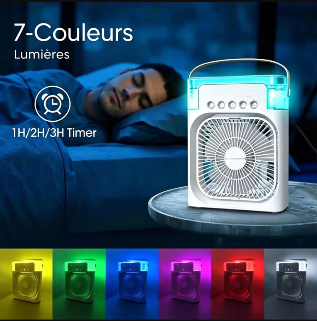 Ventilateur rafraîchisseur d'air, brumisateur